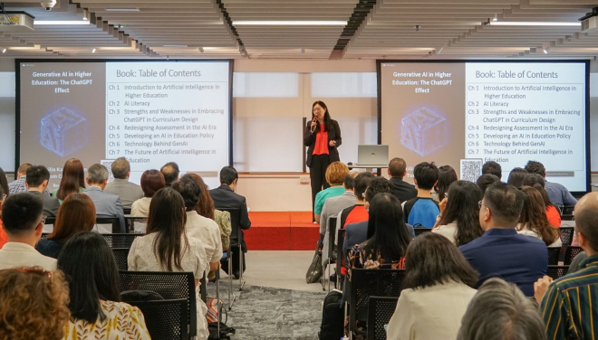 Ms Cecilia K. Y. Chan, Professor of Faculty of Education and Director of the Teaching and Learning Innovation Centre (TALIC) at The University of Hong Kong.
